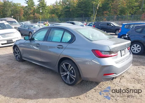 2023 BMW 330I xDrive из США, поврежденный, VIN 3MW89FF00P8D01707